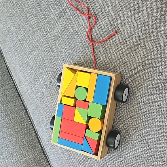 Wood block wagon - Picture 2 of 2